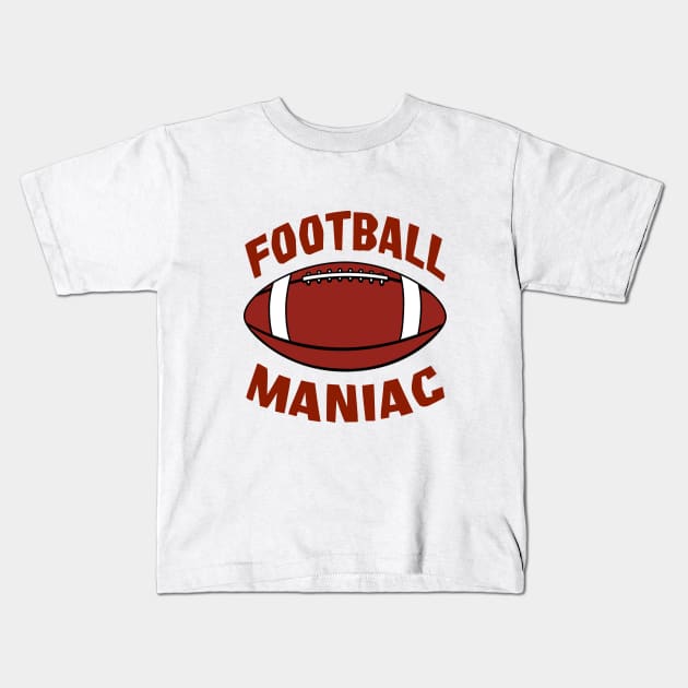 Football Maniac Kids T-Shirt by Edy